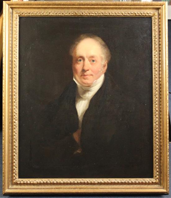 Circle of Thomas Lawrence Portrait of William Scoones (1776-1855), Solicitor, Tonbridge, Kent, 30 x 25in.